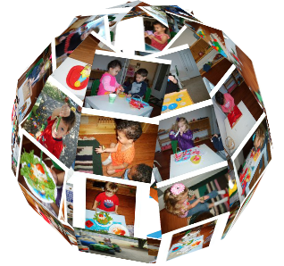 Illustration representing the global Montessori community